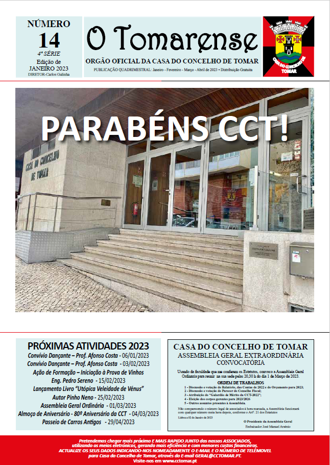 Boletim O Tomarense N14 Capa